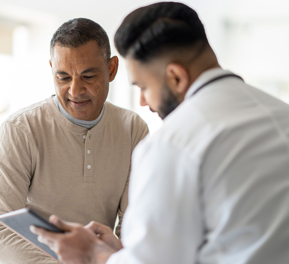 Doctor and patient